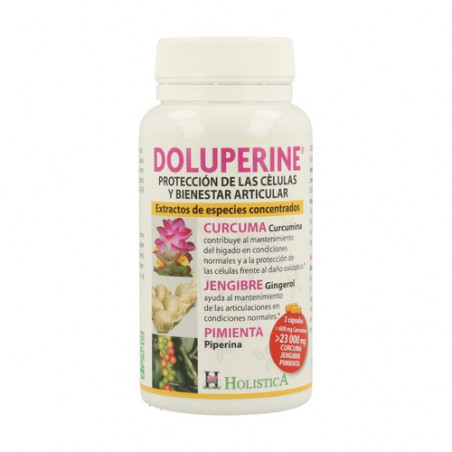 Comprar online DOLUPERINE 60 CAP HOLISTICA - Farmacia Coliseum