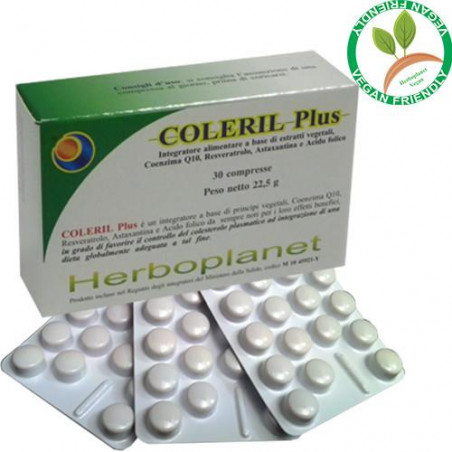 Comprar online COLERIL PLUS 30 COMP HERBOPLANET - Farmacia Coliseum