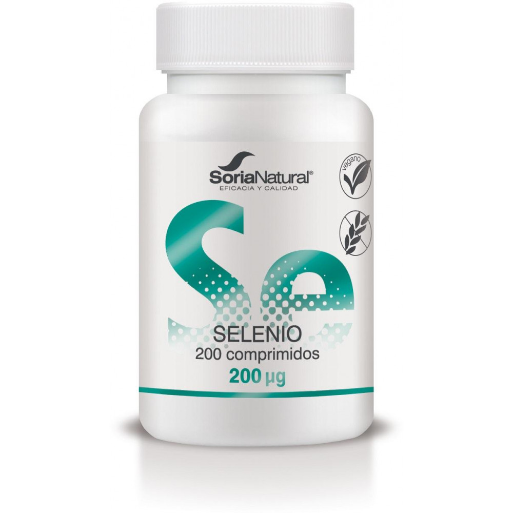 Comprar SELENIO (SELENIOMETIONINA) 200 MCG 200 COMP SORIA NATURAL