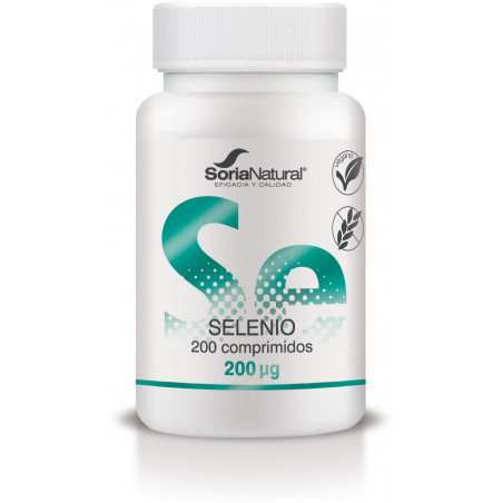 Comprar SELENIO (SELENIOMETIONINA) 200 MCG 200 COMP SORIA NATURAL