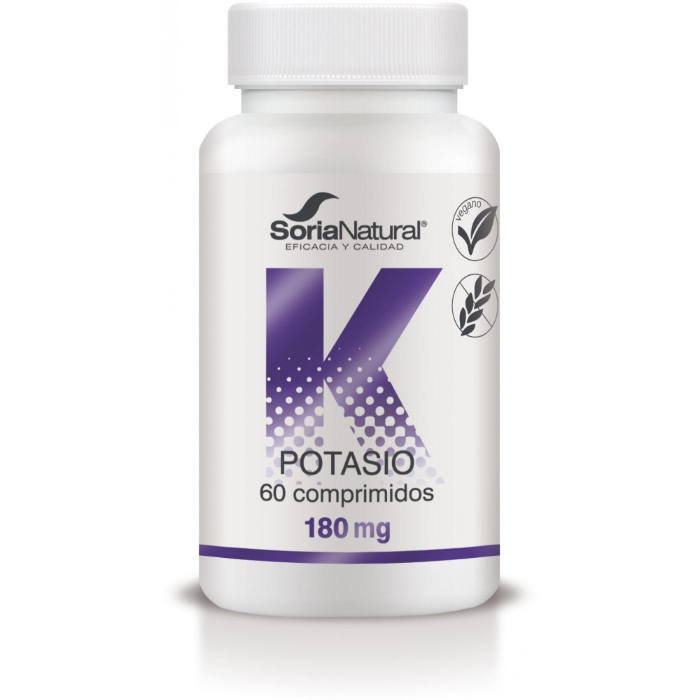 Comprar online POTASIO 180 MG 60 COMP SORIA - Farmacia Coliseum