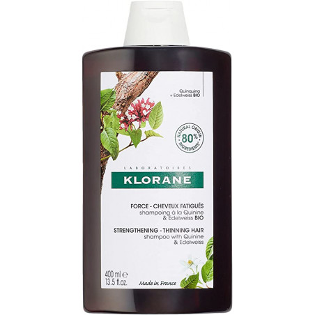 Comprar online KLORANE CHAMPU QUININA Y EDELWEIS 400ML - Coliseum