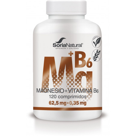 Comprar online MAGNESIO B6 120 COMP SORIA NATURAL - Farmacia Coliseum