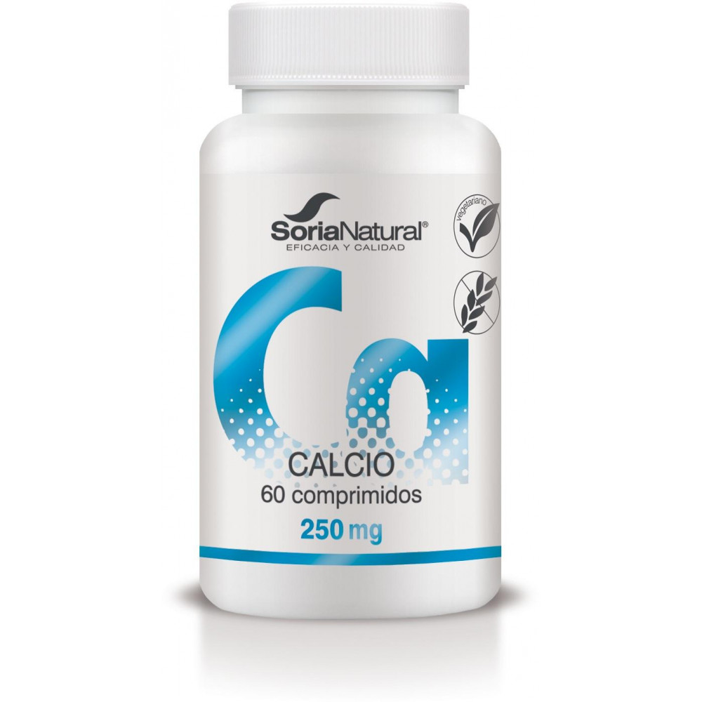 Comprar online CALCIO 250 MG + D3 60 COMP SORIA NATURAL - Farmacia Coliseum
