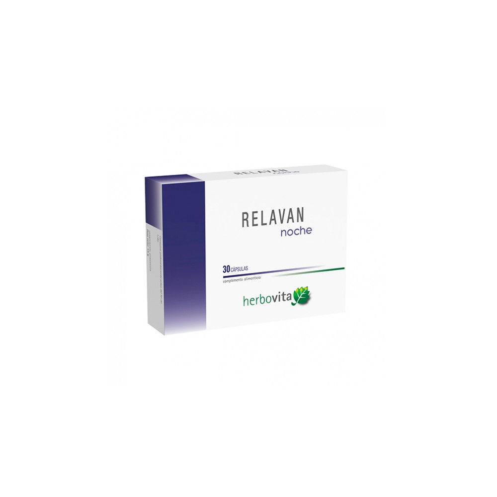 Comprar online RELAVAN NOCHE 30 CAP HERBOVITA - Farmacia Coliseum