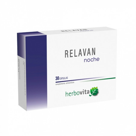 Comprar online RELAVAN NOCHE 30 CAP HERBOVITA - Farmacia Coliseum