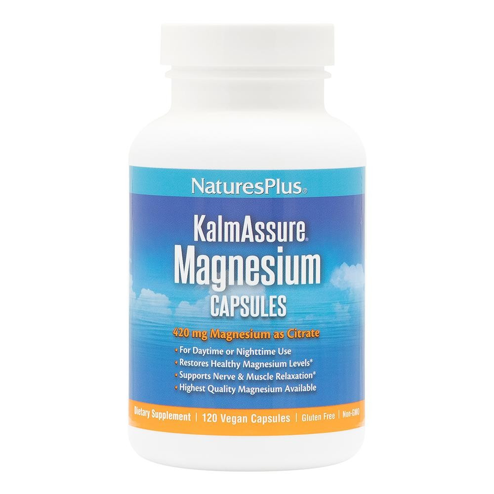 Comprar MAGNESIO CITRATO KALMASSURE 105 MG 120 CAP NATURES PLUS