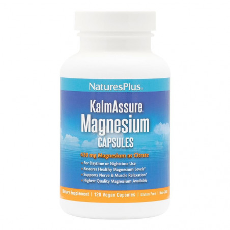 Comprar MAGNESIO CITRATO KALMASSURE 105 MG 120 CAP NATURES PLUS