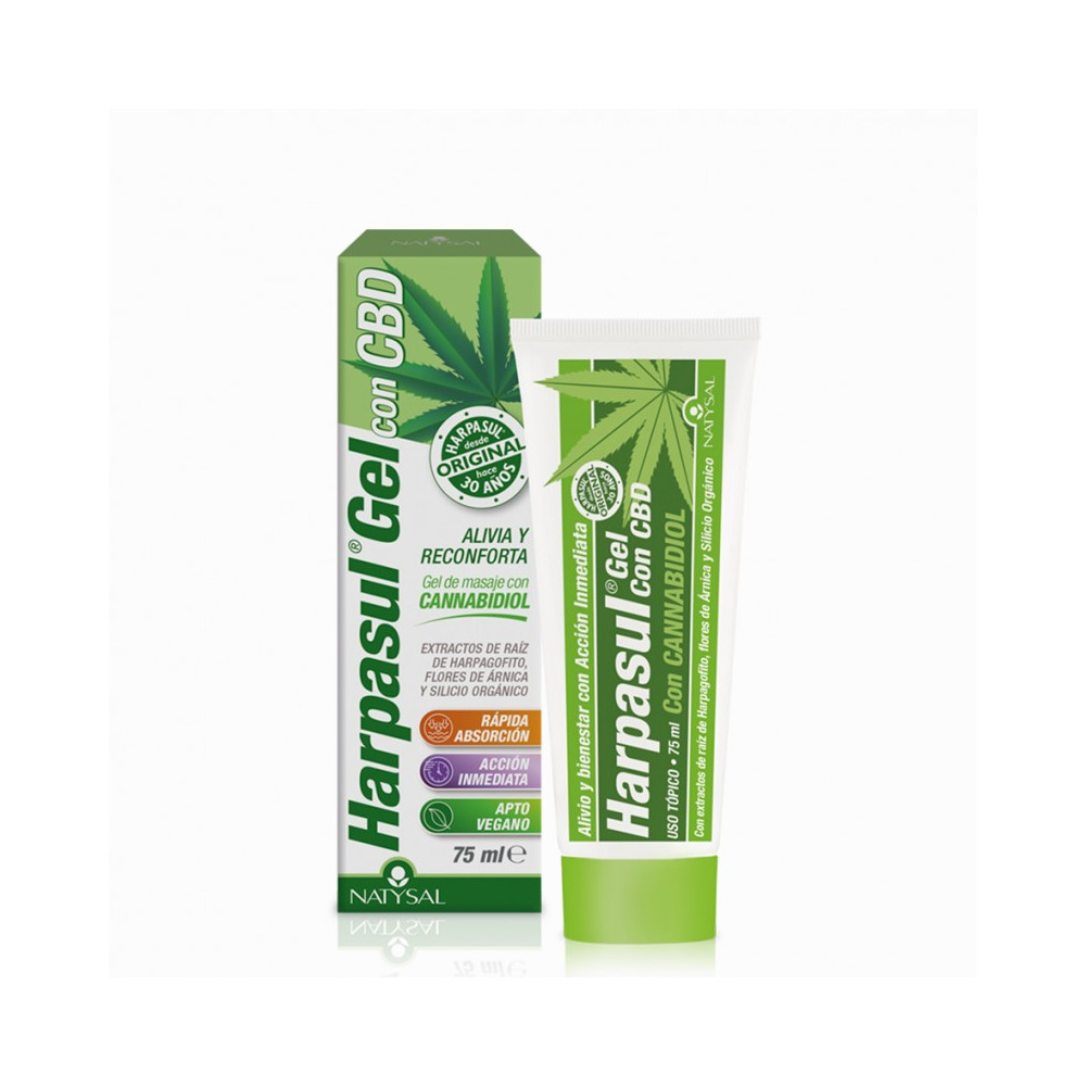 Comprar HARPASUL GEL CON CBD CANNABIDIOL 75ML NATYSAL - Farmacia Coliseum