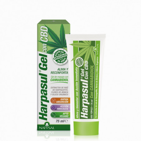 Comprar HARPASUL GEL CON CBD CANNABIDIOL 75ML NATYSAL - Farmacia Coliseum