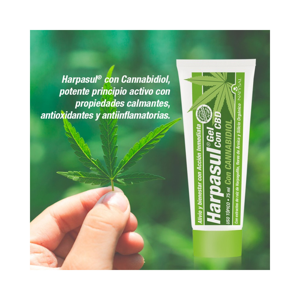 Comprar HARPASUL GEL CON CBD CANNABIDIOL 75ML NATYSAL - Farmacia Coliseum