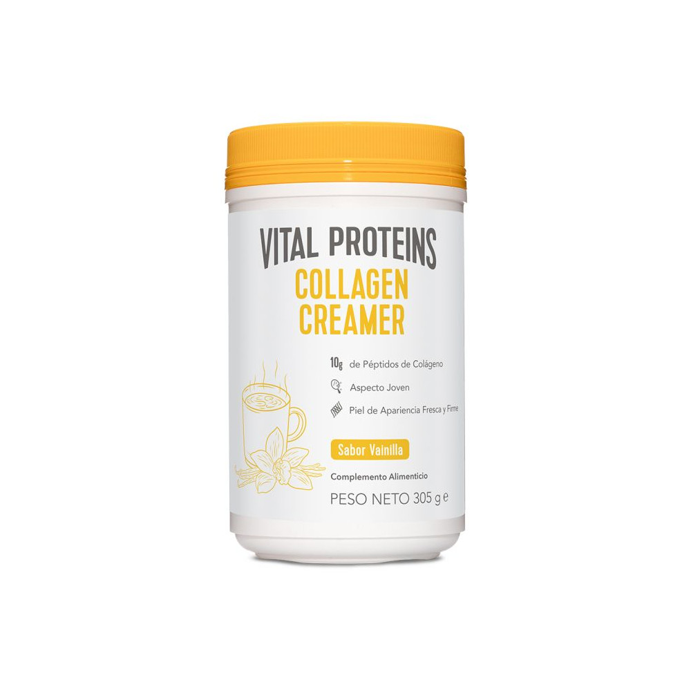 Comprar online COLLAGEN CREAMER VAINILLA 300 G VITAL PROTEINS - Farmacia Coliseum