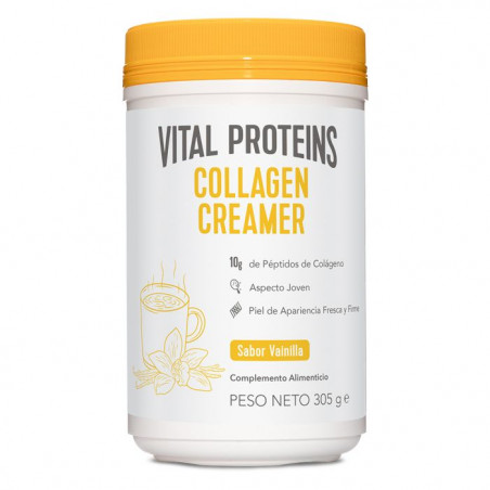 Comprar online COLLAGEN CREAMER VAINILLA 300 G VITAL PROTEINS - Farmacia Coliseum
