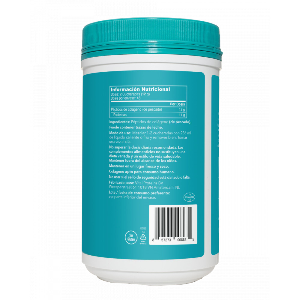 Comprar COLLAGEN MARINE 221 G VITAL PROTEINS - Farmacia Coliseum