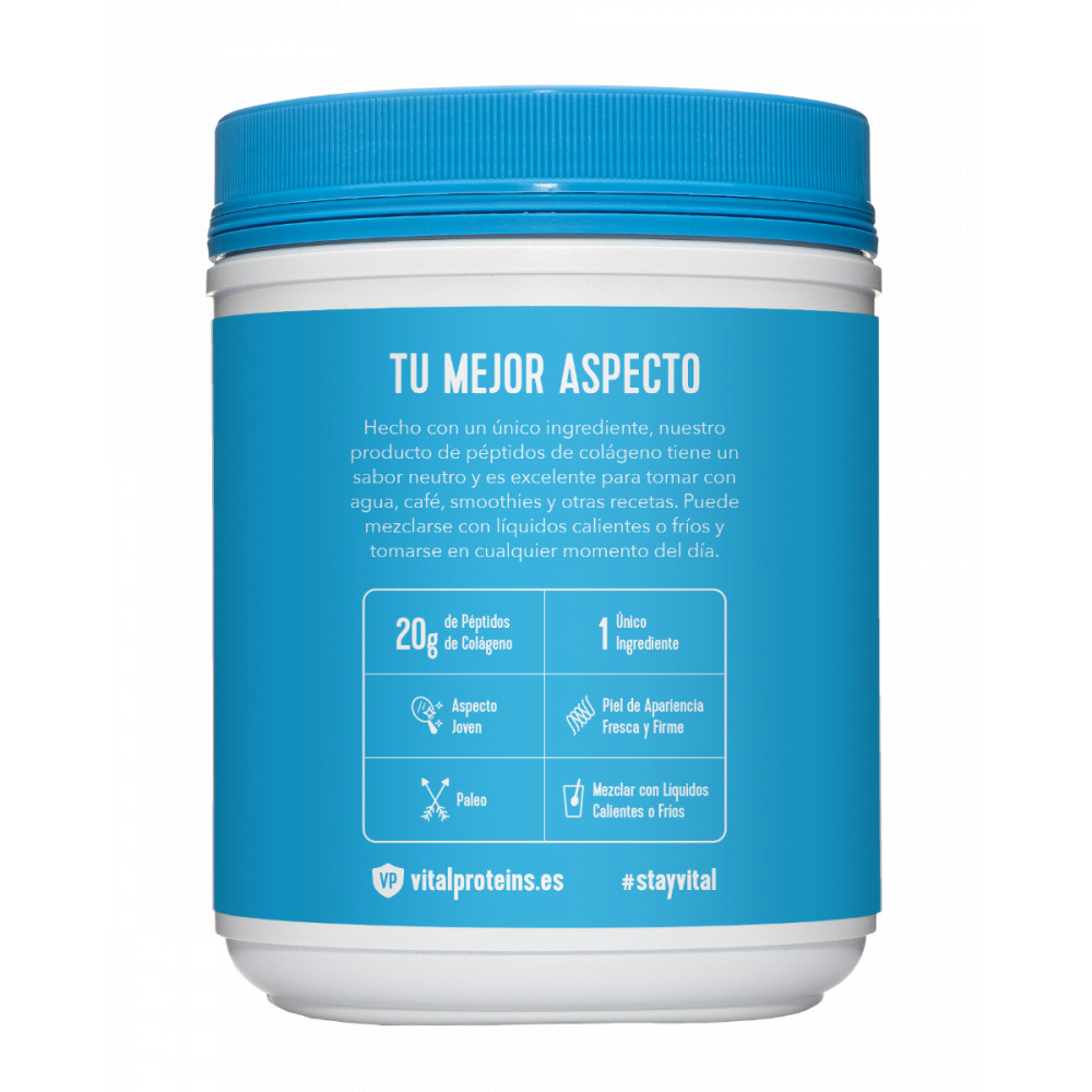 Comprar COLLAGEN PEPTIDES NEUTRO 567 G VITAL PROTEINS online - Farmacia Coliseum