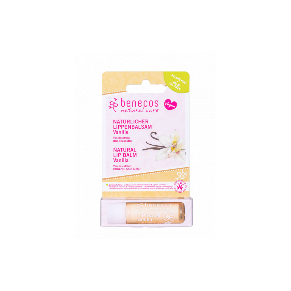 Comprar BENECOS NATURAL LIP BALM VANILLA 4.8G - Farmacia Coliseum