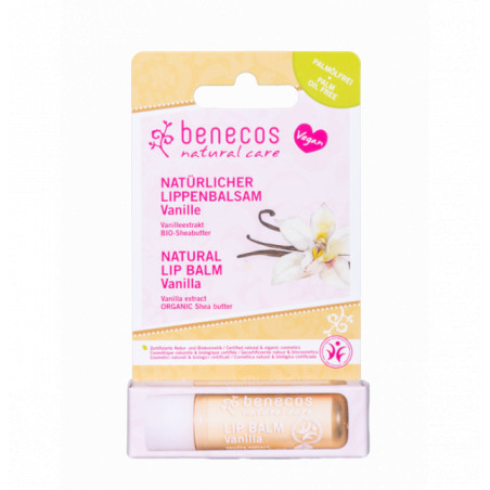 Comprar BENECOS NATURAL LIP BALM VANILLA 4.8G - Farmacia Coliseum