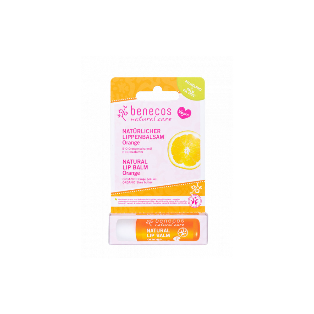 Comprar online - BENECOS NATURAL LIP BALM ORANGE 4.8G - Farmacia Coliseum