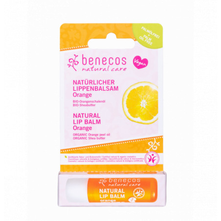 Comprar online - BENECOS NATURAL LIP BALM ORANGE 4.8G - Farmacia Coliseum