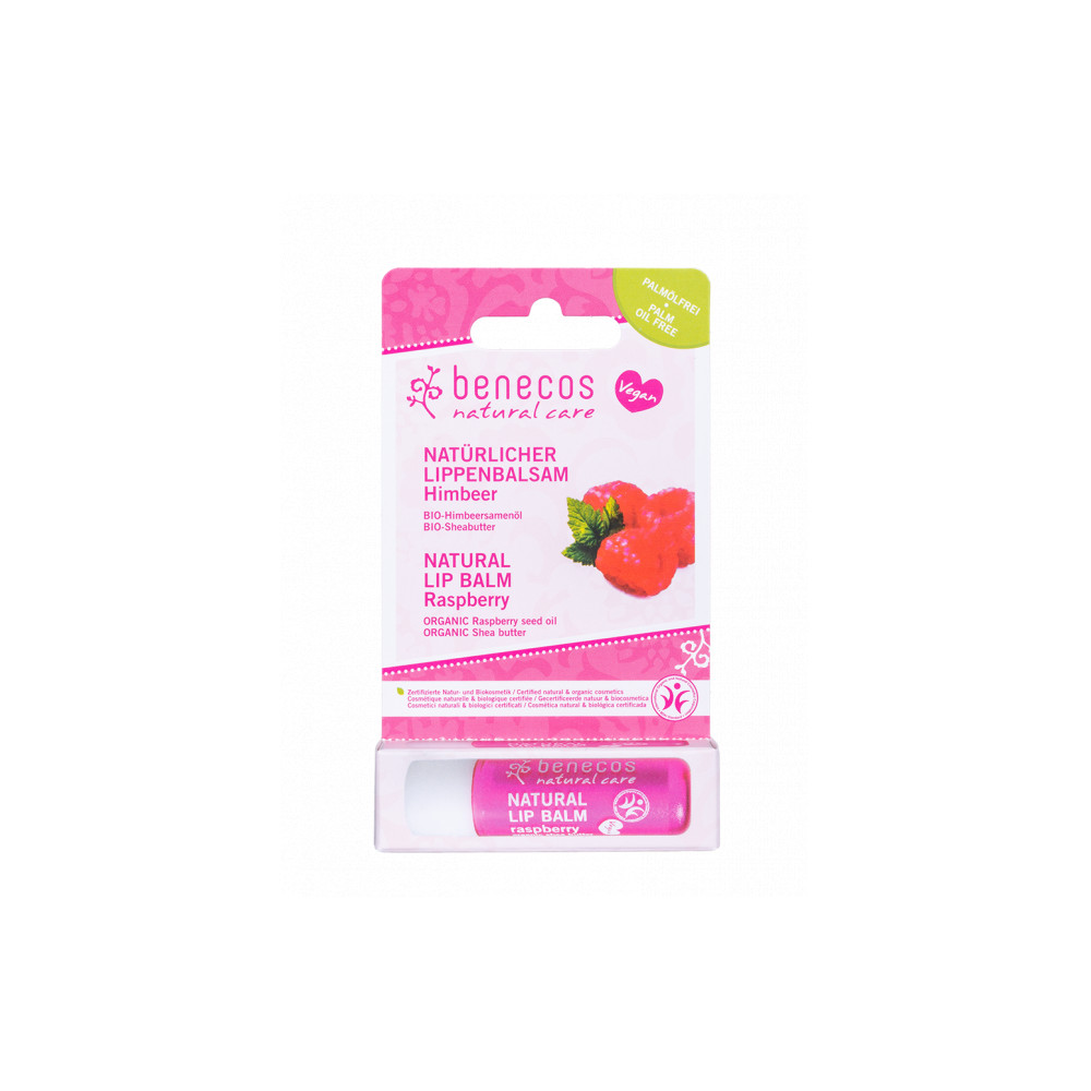 Comprar online BENECOS NATURAL LIP BALM RASPBERRY 4.8G - Farmacia Coliseum