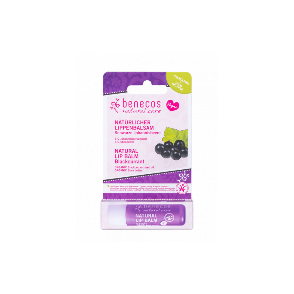 Comprar BENECOS NATURAL LIP BALM BLACKCURRANT 4.8G - Farmacia Coliseum