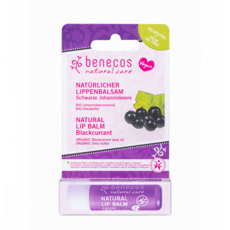 Comprar BENECOS NATURAL LIP BALM BLACKCURRANT 4.8G - Farmacia Coliseum
