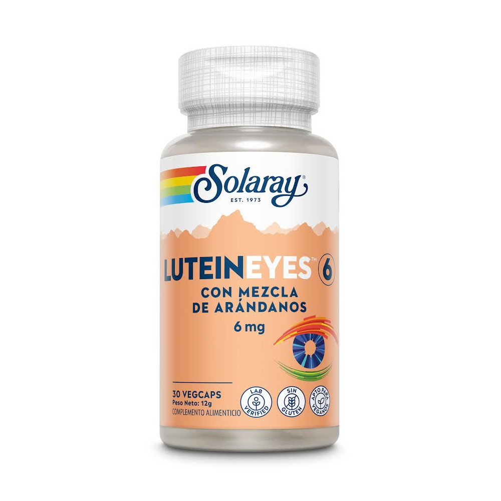 Comprar online LUTEIN EYES 6MG 30 CAP SOLARAY - Farmacia Coliseum