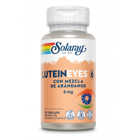 Comprar online LUTEIN EYES 6MG 30 CAP SOLARAY - Farmacia Coliseum