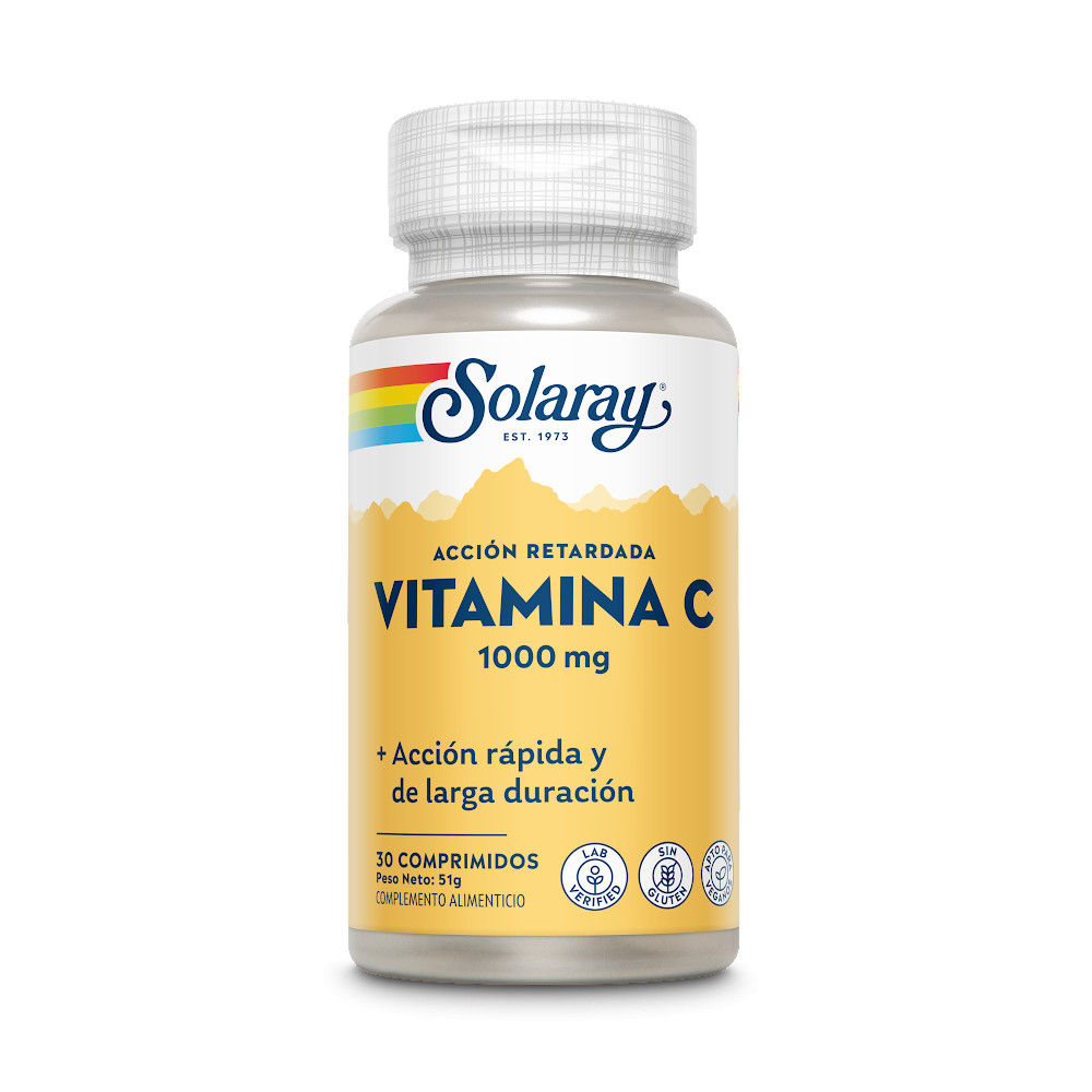 Comprar VITAMINA C 1000MG 30 COMP SMALL SOLARAY online - Farmacia Coliseum