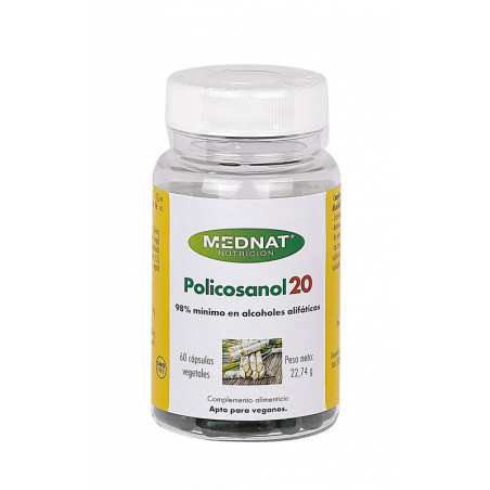 Comprar online POLICOSANOL 20 60 CAP MEDNAT - Farmacia Coliseum