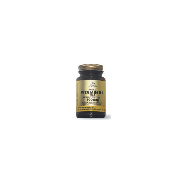 Comprar VITAMINA K2 100 MCG (MENAQUINONA) 50 CAP VEG SOLGAR online