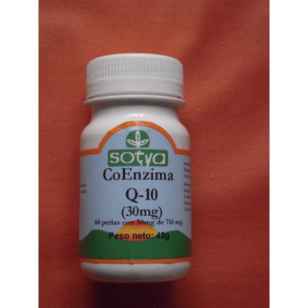 Comprar COENZIMA Q10 30 MG 60 PERLAS SOTYA online - Farmacia Coliseum