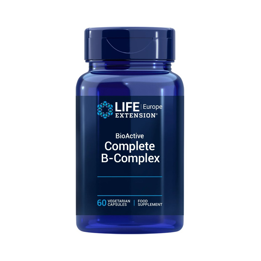 Comprar online BIOACTIVE COMPLETE B-COMPLEX 60 VEG CAP LIFE EXTENSION - Farmacia Coliseum