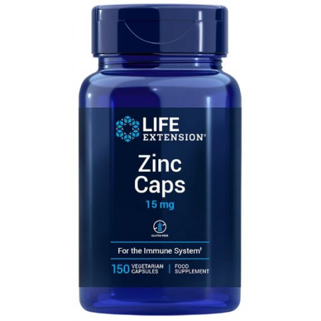 Comprar ZINC CAPS 15 MG 150 VEG CAP LIFE EXTENSION - Farmacia Coliseum