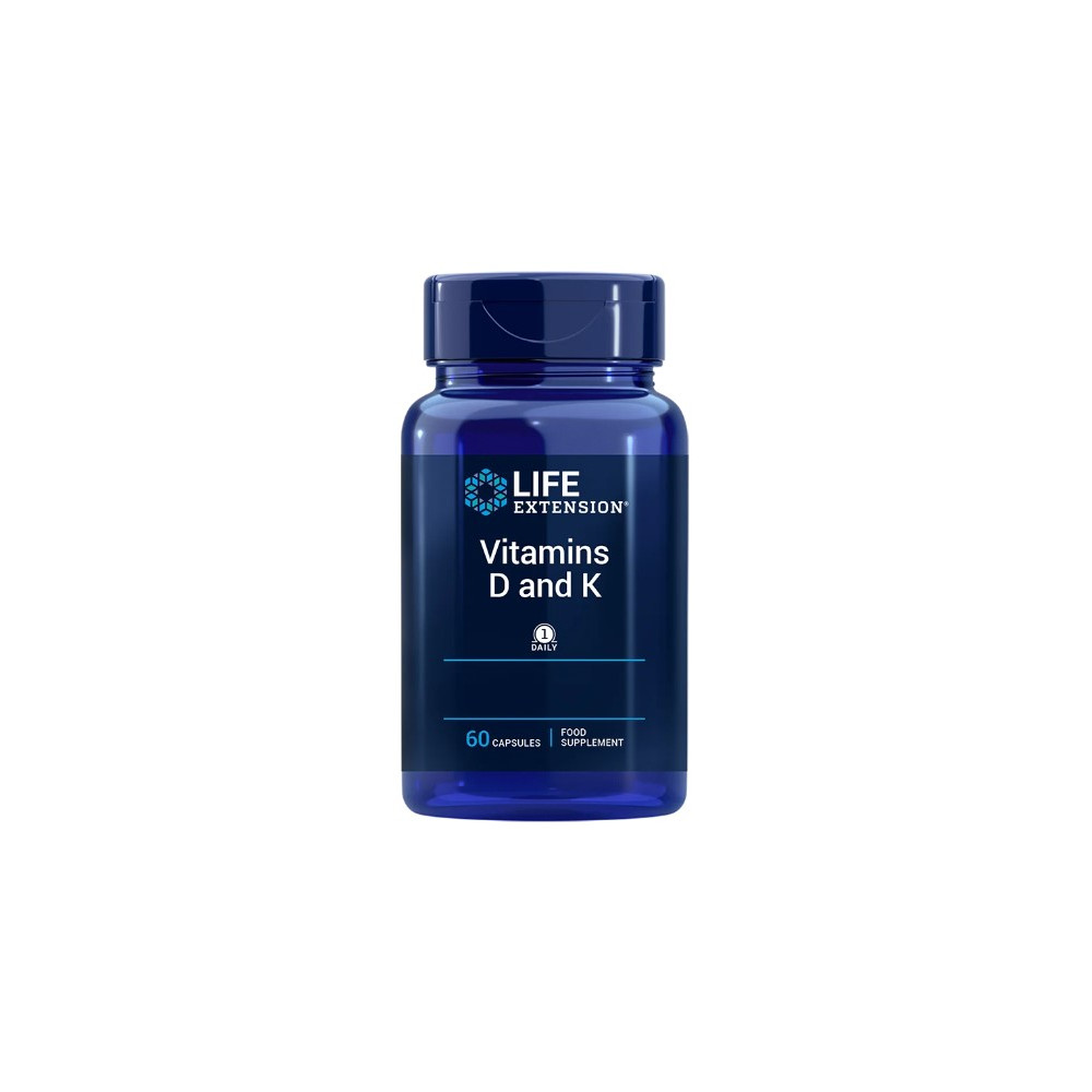 Comprar VITAMINS D AND K 60 VEG CAP EU VERSION LIFE EXTENSION - Farmacia Coliseum