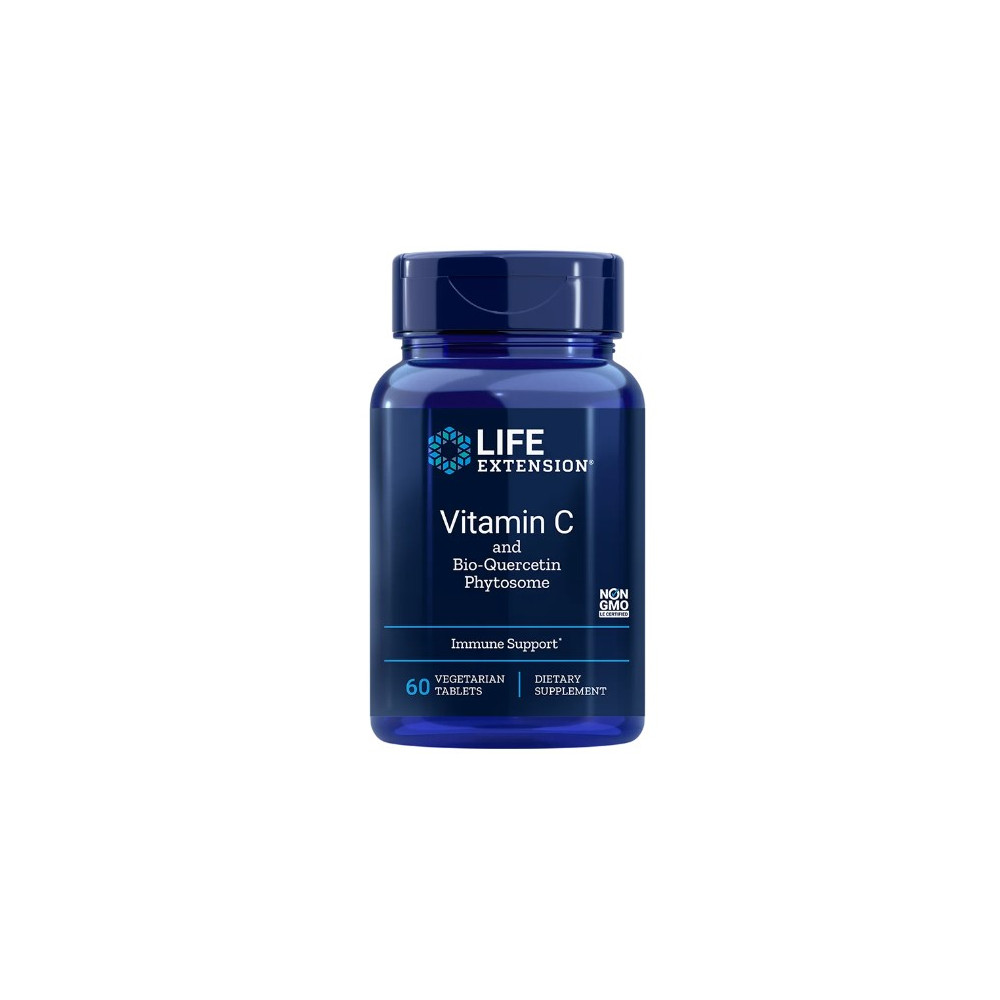 Comprar VITAMIN C AND BIO-QUERCETIN PHYTOSOME 60 VEG COMP LIFE EXTENSION online - Farmacia Coliseum