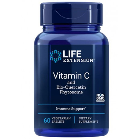 Comprar VITAMIN C AND BIO-QUERCETIN PHYTOSOME 60 VEG COMP LIFE EXTENSION online - Farmacia Coliseum