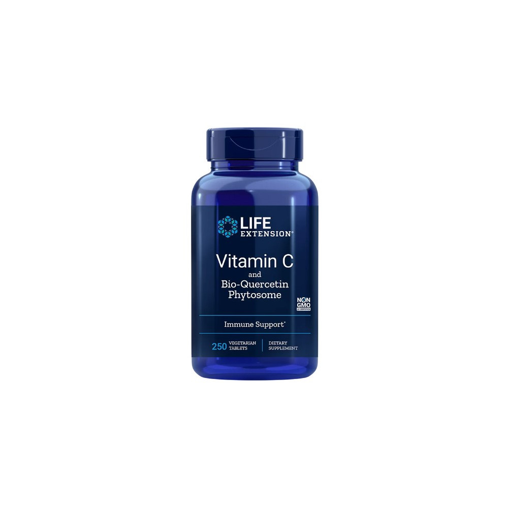 Comprar VITAMIN C AND BIO-QUERCETIN PHYTOSOME 250 VEG COMP LIFE EXTENSION - Farmacia Coliseum