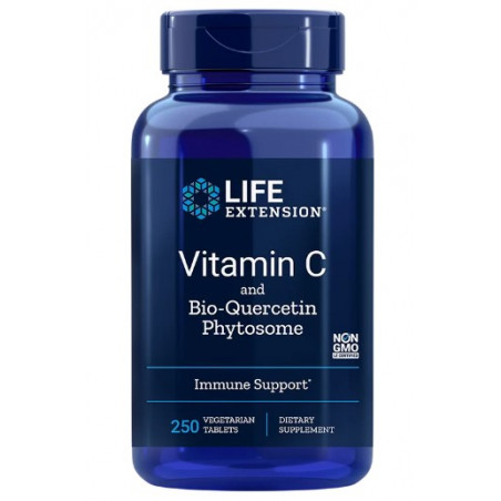 Comprar VITAMIN C AND BIO-QUERCETIN PHYTOSOME 250 VEG COMP LIFE EXTENSION - Farmacia Coliseum