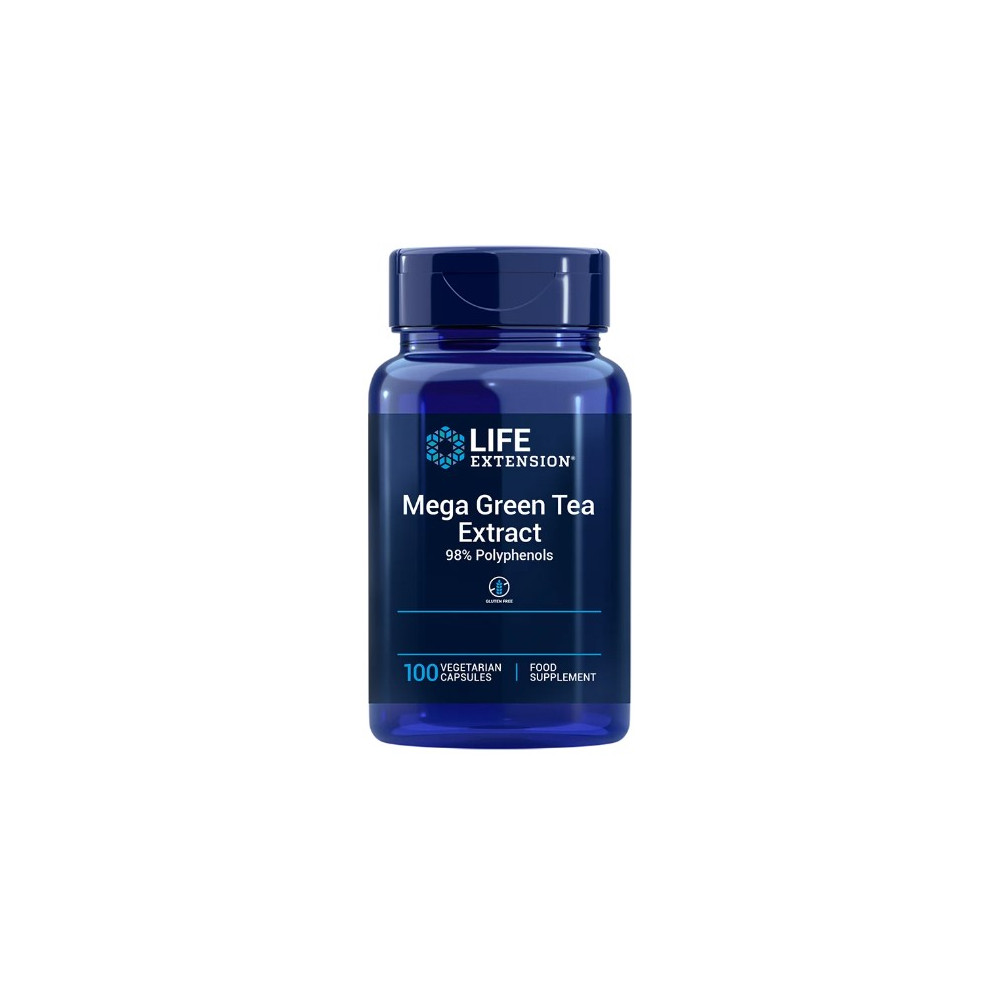 Comprar online MEGA GREEN TEA EXTRACT 100 VEG CAP LIFE EXTENSION - Farmacia Coliseum