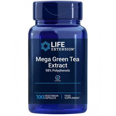 Comprar online MEGA GREEN TEA EXTRACT 100 VEG CAP LIFE EXTENSION - Farmacia Coliseum