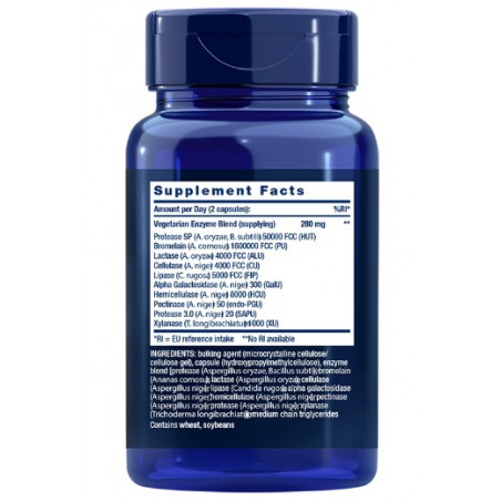 Comprar SUPER ENZYMES 60 VEG CAP LIFE EXTENSION online - Farmacia Coliseum