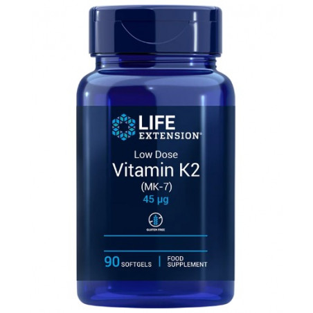 Comprar online LOW-DOSE VITAMIN K2 45 MCG 90 PERLAS LIFE EXTENSION - Farmacia Coliseum