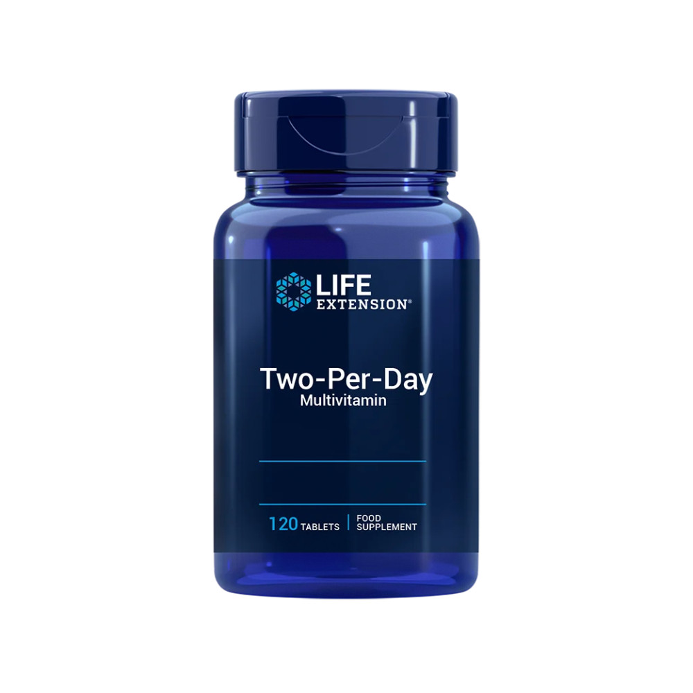 Comprar TWO-PER-DAY CAP 120 CAP LIFE EXTENSION online - Farmacia Coliseum