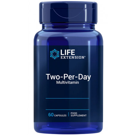 Comprar TWO-PER-DAY CAP 60 CAP LIFE EXTENSION online - Farmacia Coliseum