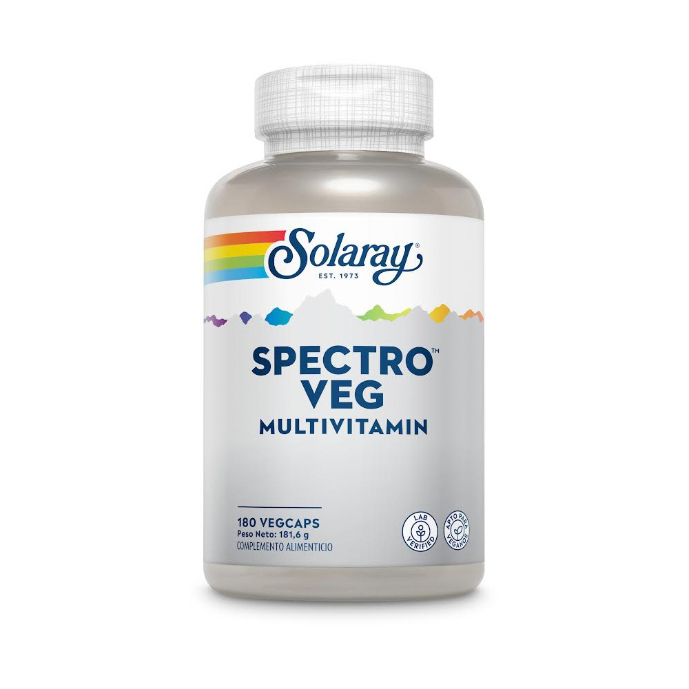 Comprar online SPECTRO VEG MULTIVITAMINA 180 CAP SOLARAY - Coliseum