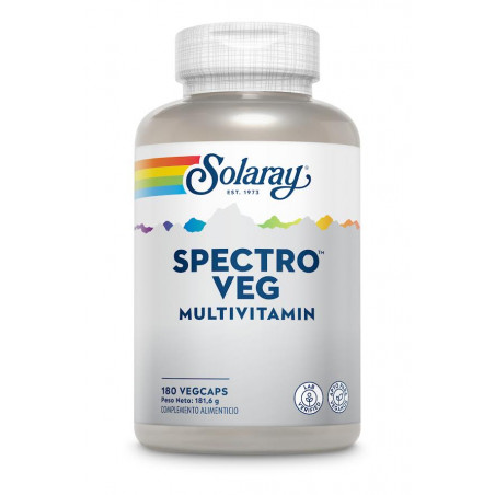Comprar online SPECTRO VEG MULTIVITAMINA 180 CAP SOLARAY - Coliseum