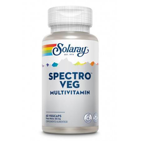 Comprar online SPECTRO VEG MULTIVITAMIN 60 CAP SOLARAY - Coliseum