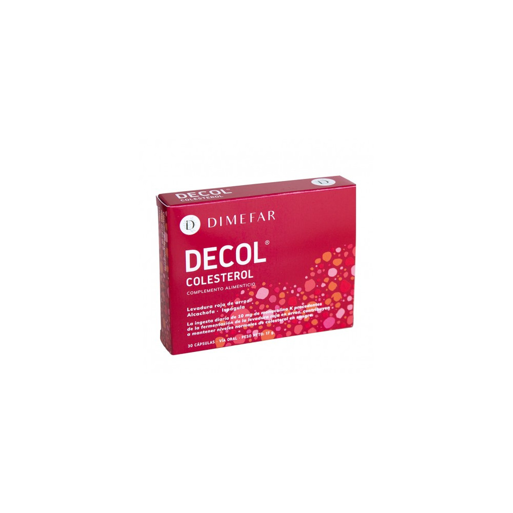 Comprar DECOL 30 CAP DIMEFAR online - Farmacia Coliseum