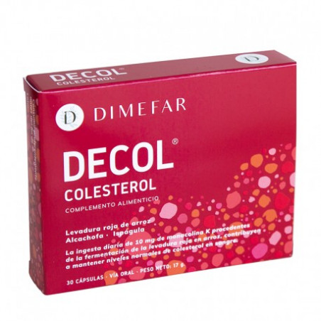 Comprar DECOL 30 CAP DIMEFAR online - Farmacia Coliseum